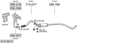 BOSAL SYS16619