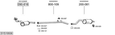 BOSAL SYS10936