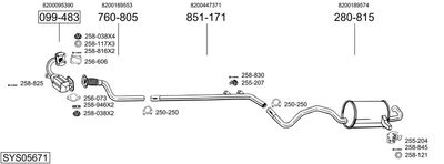 BOSAL SYS05671