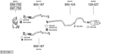 BOSAL SYS15811 BOSAL SYS15811