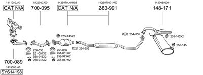 BOSAL SYS14198