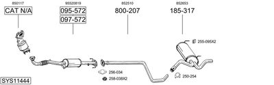 BOSAL SYS11444 BOSAL SYS11444