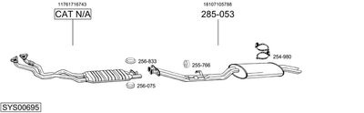 BOSAL SYS00695