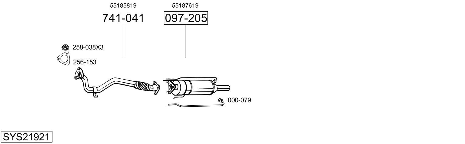 BOSAL SYS21921