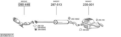 BOSAL SYS07017