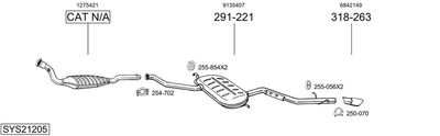 BOSAL SYS21205