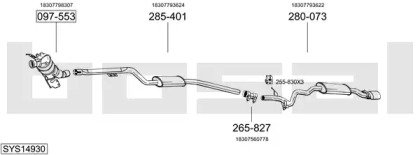 BOSAL SYS14930