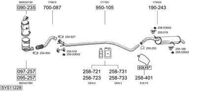 BOSAL SYS11228