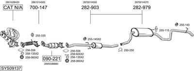 BOSAL SYS09137