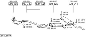 BOSAL SYS05589