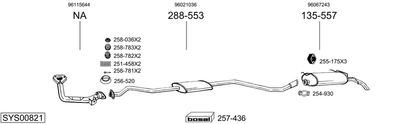 BOSAL SYS00821
