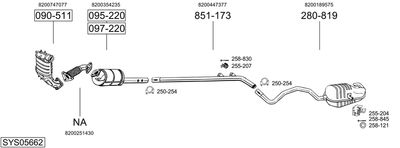 BOSAL SYS05662