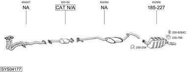 BOSAL SYS04177 BOSAL SYS04177
