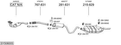 BOSAL SYS06005