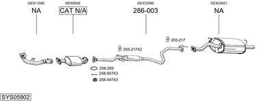 BOSAL SYS05902