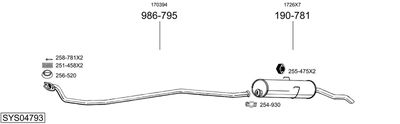 BOSAL SYS04793