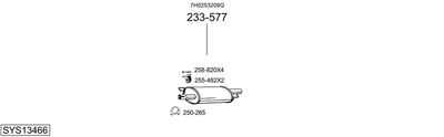 BOSAL SYS13466