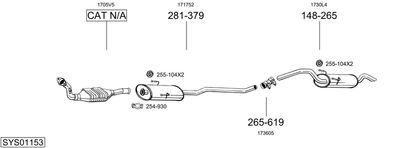 BOSAL SYS01153