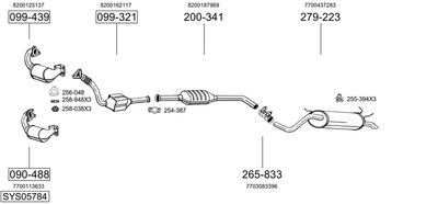 BOSAL SYS05784