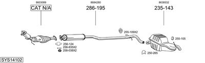 BOSAL SYS14102