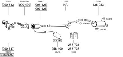 BOSAL SYS00992