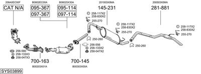 BOSAL SYS03899