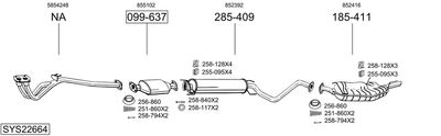 BOSAL SYS22664