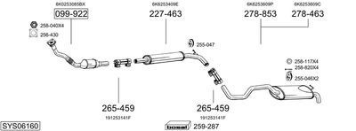 BOSAL SYS06160