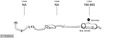 BOSAL SYS08554