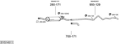 BOSAL SYS14511