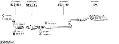 BOSAL SYS05946