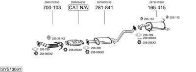 BOSAL SYS13061