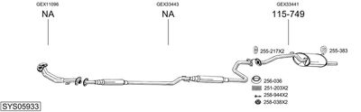 BOSAL SYS05933