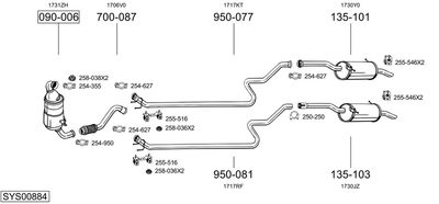 BOSAL SYS00884