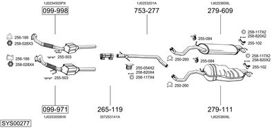 BOSAL SYS00277
