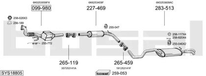 BOSAL SYS18805