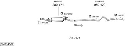 BOSAL SYS14507