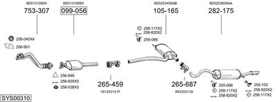 BOSAL SYS00310