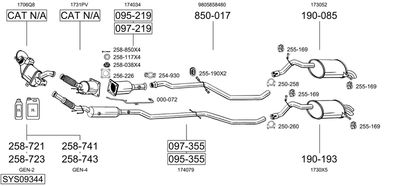 BOSAL SYS09344