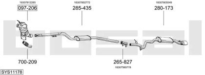 BOSAL SYS11178