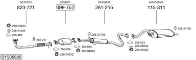 BOSAL SYS05885