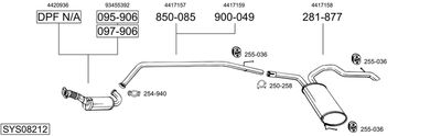 BOSAL SYS08212 BOSAL SYS08212