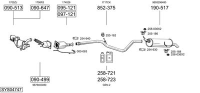 BOSAL SYS04747