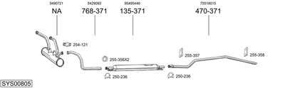 BOSAL SYS00805