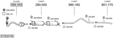 BOSAL SYS02746 BOSAL SYS02746