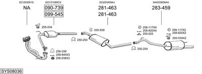 BOSAL SYS08036