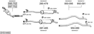 BOSAL SYS14493