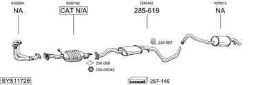 BOSAL SYS11728 BOSAL SYS11728