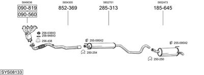BOSAL SYS08133