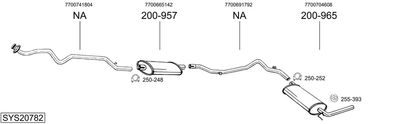 BOSAL SYS20782 BOSAL SYS20782